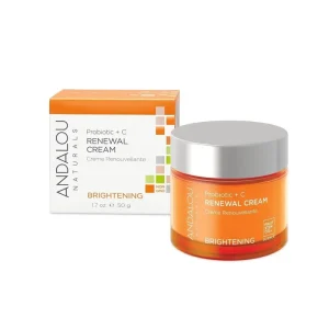 andalou naturals brightening probiotic + vitamin c renewal cream 1.7 fl. oz